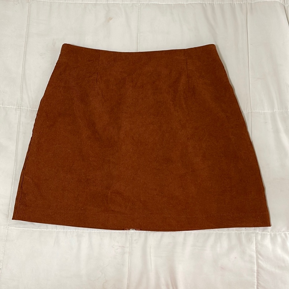 Ribbed Mini Skirt